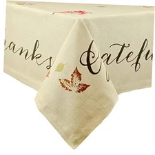  Rustic Kitchen Collection Thanksgiving & 84" x 60" (Rectangular) Autumn Leaves