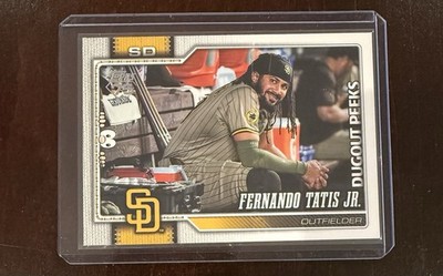 2026 Topps Celebration Fernando Tatis Jr Dugout Peeks SSP Case Hit #20 Padres