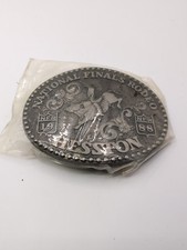 VTG National Finals Rodeo Hesston 1988 NFR Adult Cowboy Belt Buckle - New 
