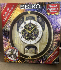 Seiko Limited Edition Melodies In Motion 2023 Musical Wall Clock (QXM399BRH)
