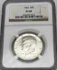 1964 Kennedy Half Dollar NGC PF68 Silver Proof 90% Coin !!!