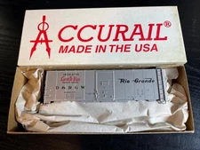 Accurail 3506 HO Scale Denver and Rio Grande Western AAR 40' Steel Boxcar #60035