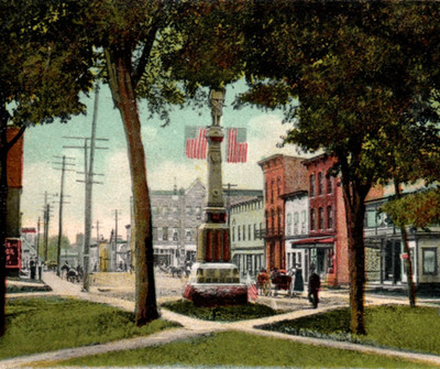 Baldwinsville NY Genesee Street Postcard