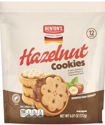 Benton s Hazelnut Cookies   Imported from Germany 6.07oz