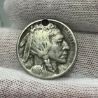 1913 Type 2  Full Horn Holed Buffalo Nickel -  Better Date US Coin!