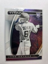 2021 Chronicles Titan Baseball Jose Devers Miami Marlins RC Rookie #8 AA64