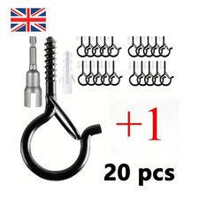 Windproof Hanging Hooks Safety Buckle for Lights Plants Ceiling