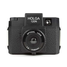 HOLGA 120 N Kamera für 120er Rollfilm schwarz Analogkamera Analog Kamera
