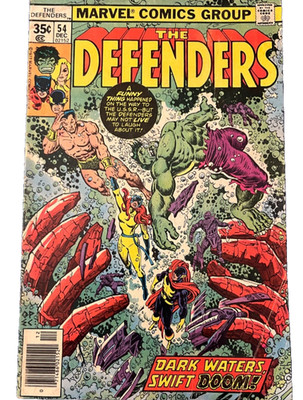 DEFENDERS #54 Dec 1977 Newsstand Bronze Age Marvel Comics FREE US SHIPPING (FN)