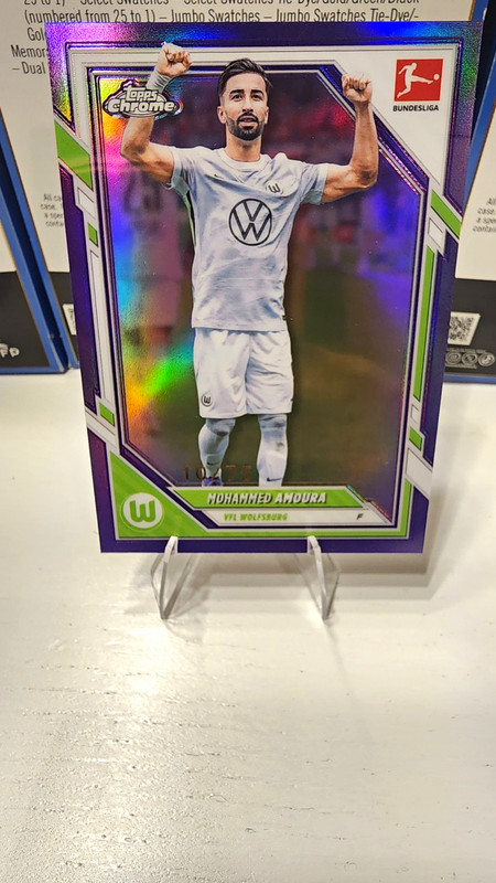 Topps 2025-26 Topps Chrome Bundesliga Mohammed Amoura #98 VfL Wolfsburg /75