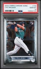 2022 TOPPS CHROME SONIC #149 CAL RALEIGH ROOKIE RC PSA 10
