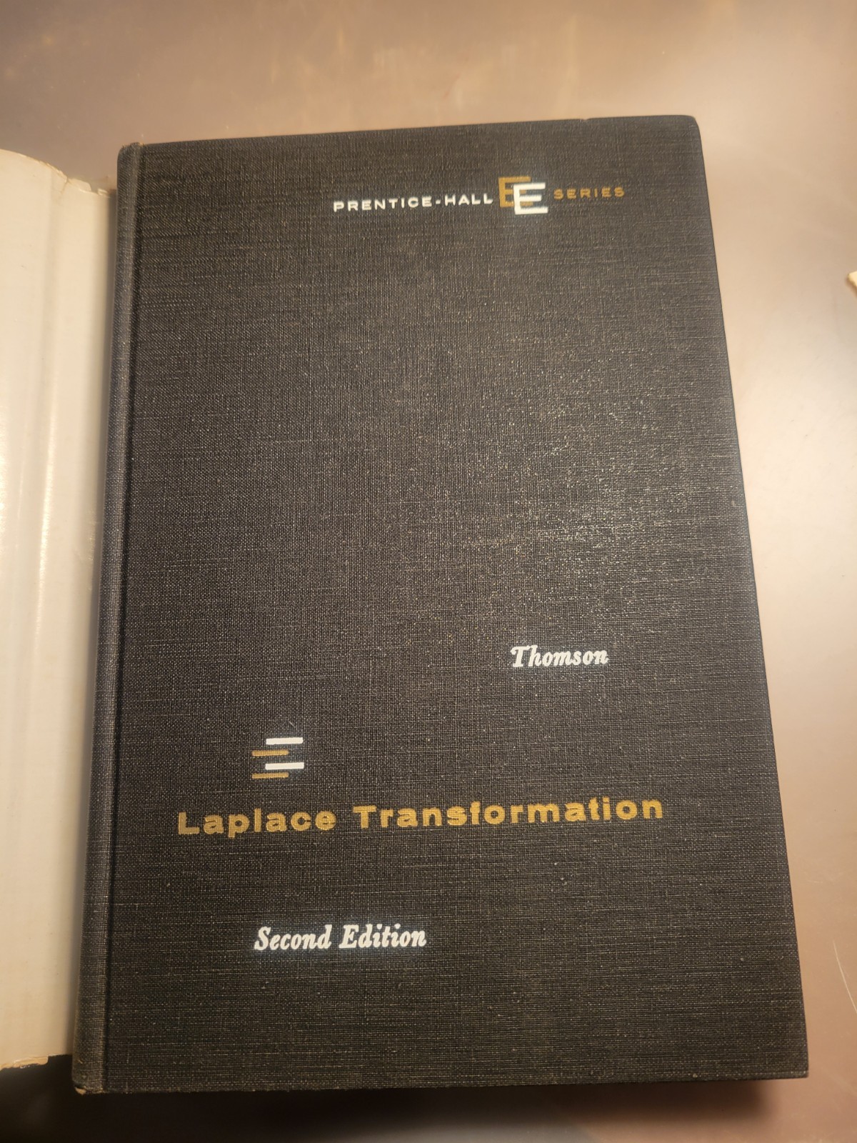 Prentice-Hall Laplace Transformation Second Edition William Tyrrell Thomson Har…