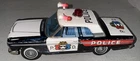 Vintage Bandai Ford Fairlane Tin Litho Police Car Made in Japan Working Bandaiya
