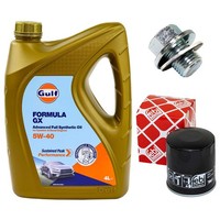 MotoröL Filter Set 5W-40 4 Liter + ÖLablassschraube FüR Toyota Corolla Avensis