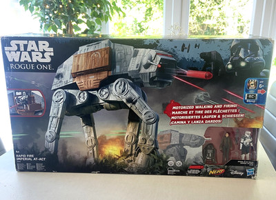 Star Wars Rogue One Rapid Fire Imperial AT-ACT mit Figuren komplett verpackt 2016