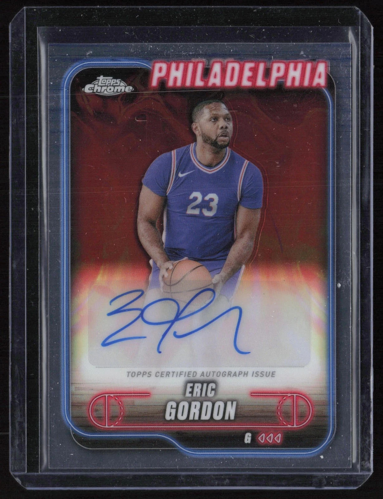 2024-25 Topps Chrome #TCA-EG Eric Gordon Topps Chrome Autographs