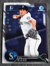 2016 Bowman Draft Chrome #BDC-117 Joe Rizzo Mariners Baseball Rookie RC Card. rookie card picture