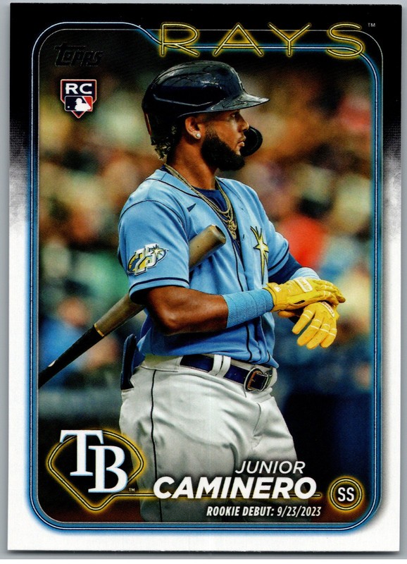 #US223 Junior Caminero, Tampa Bay Rays - Rookie Debut 2024 Topps Update