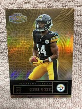 🔥 2022 Panini Honors George Pickens Rookie Gold /10 Cowboys RC 🔥