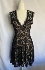 Windsor Black Lace Dress Lined Size-Small 