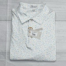 NWT PETER MILLAR - Arnold Palmer Lemonade SUMMER COMFORT Golf Shirt Polo - LARGE