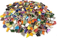 Vibrant Broken Ceramic Tiles for Crafts Mosaics,Irregular Polished China Tile Sc
