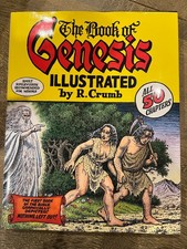 The Book of Genesis - Illustrated By R. Crumb (2009 HC Book w/DJ) 1st/1st - LN
