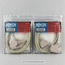 Tripp Lite Bi-Directional Parallel Printer Cable DB25 M to Cen36 M Lot of 2 NEW