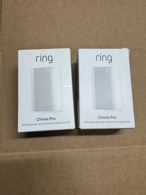 Ring Chime Pro Wifi Extender and Chime for Ring Devices (Two Pack) NEW