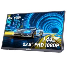 Large Portable Monitor 23.8inch FHD 1080P 144Hz USB-C, HDMI Computer Display ...