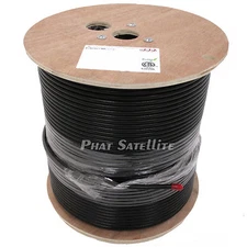 DBC FLOODED BURIAL RG6 Coaxial Cable Moisture / Soil Acidity Tolerrance 1000ft