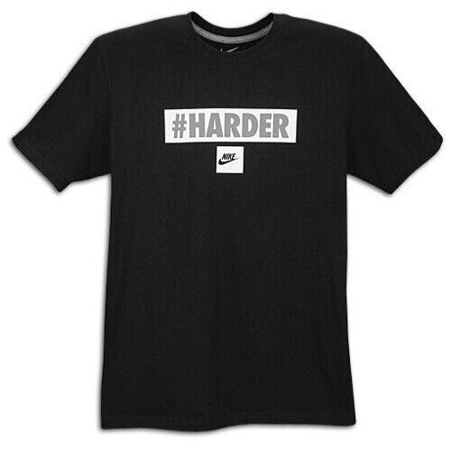 NIKE #HARDER MEN SIZE MEDIUM NEW BLACK COMFORTABLE RARE