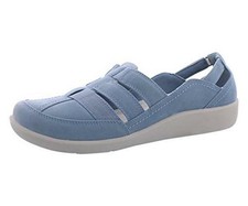 clarks sillian stork blue grey