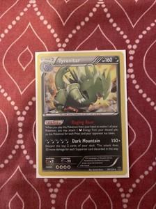 Pokemon TYRANITAR 56/124 Fates Collide RARE ALTERNATE COSMOS HOLO PROMO - NM