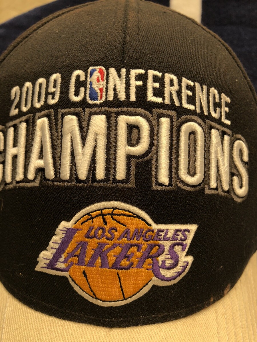 Lakers 2009 Conference Champions Hat Fitted NBA Finals Kobe MVP