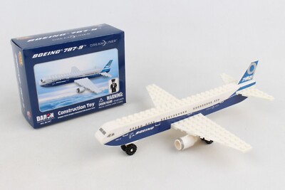 Daron Boeing 787-9 Plane 66 Piece Construction Toy 22753