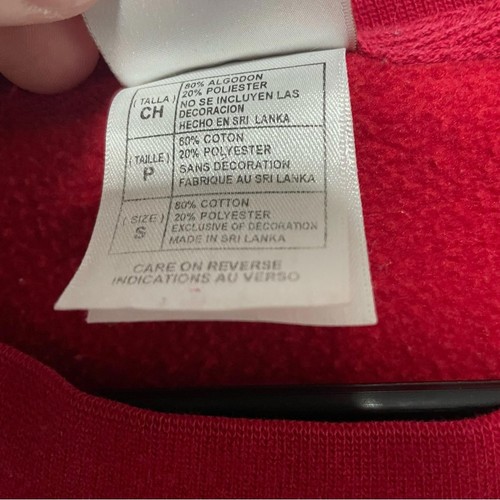 Vintage 90s Winnie the Pooh Disney Store Red Sweatshirt size small - Bild 4 von 6