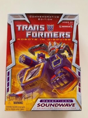 TRANSFORMERS ROBOT IN DISGUISE COMMEMORATIVE EDITION SOUNDWAVE MISB SEALED NEW