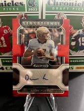 2023 Chronicles Draft Picks-Sensational Signatures-#SS-DCH Davis Cheek-Red Ice