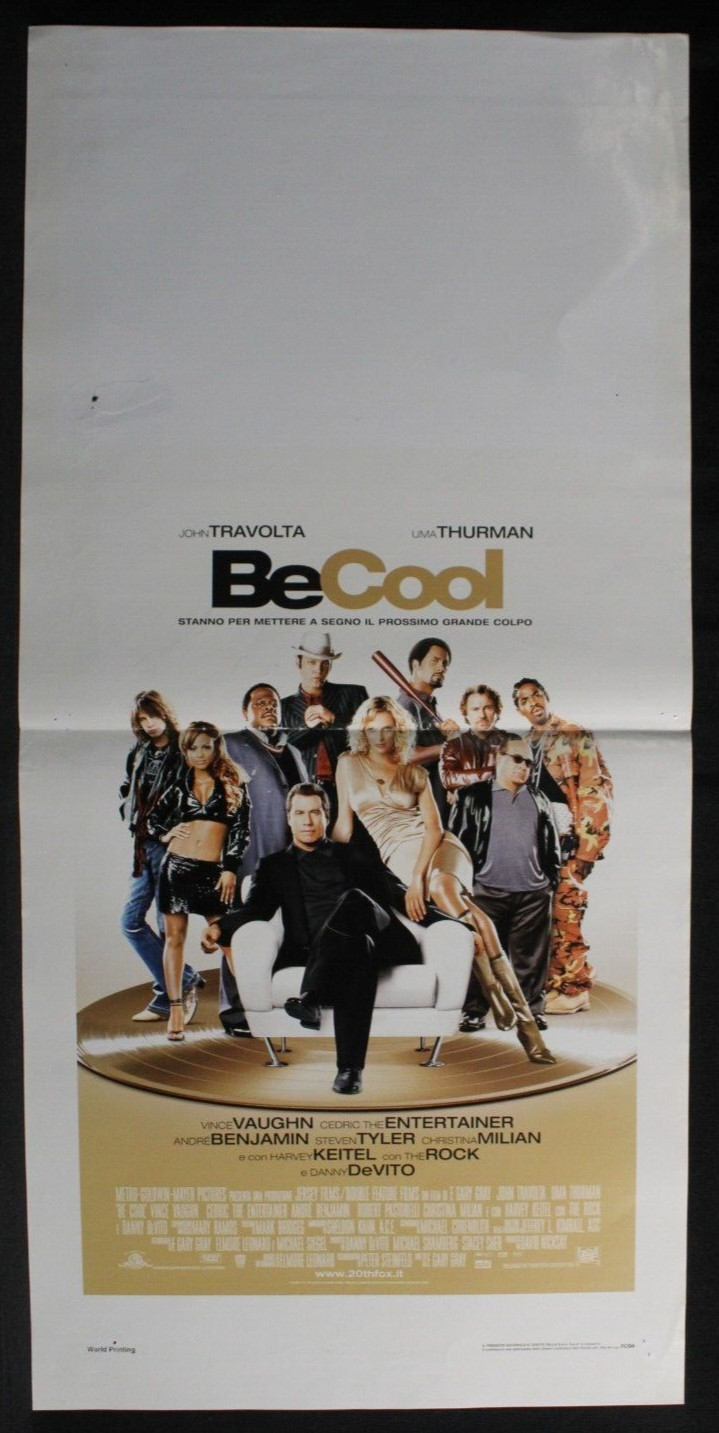 Locandina originale film Be Cool (2005) - Regia di F. Gary Gray