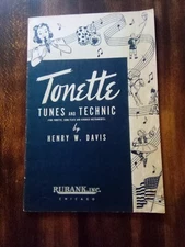 Tonette Tunes & Technic By Henry W. Davis  1941