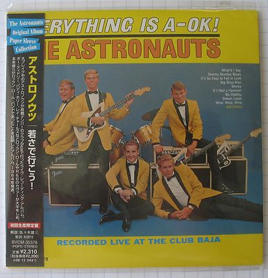 THE ASTRONAUTS - Everything Is A-Ok! JAPAN MINI LP CD NEU BVCM-35378