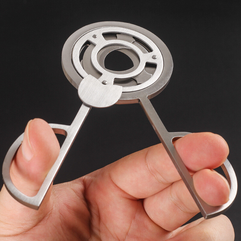 Portable Random Metal Sharp Round Cigar Scissors Pocket Tool Cuban Cigar Cutter
