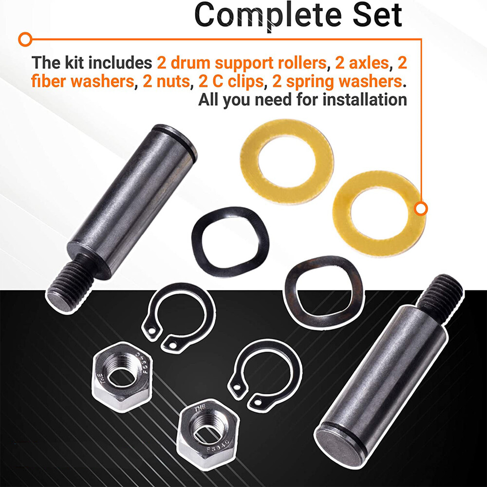 For Maytag Dryer Roller Wheel Drum Support Kit 303373K 12001541 312948 2 Pack