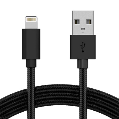 For iPhone 11 12 13 14 SE XR XS 10ft MFi USB Cable Certified Charger Cord Power