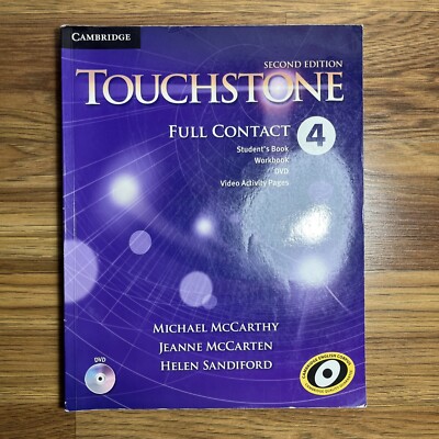 TOUCHSTONE LEVEL 4 FULL CONTACT 2ND EDITION With DVD by McCarthy Ships Fast