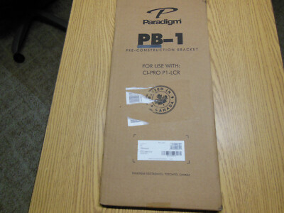 Paradigm, Premount Bracket Kit, PB-1, Pre-Install Kit