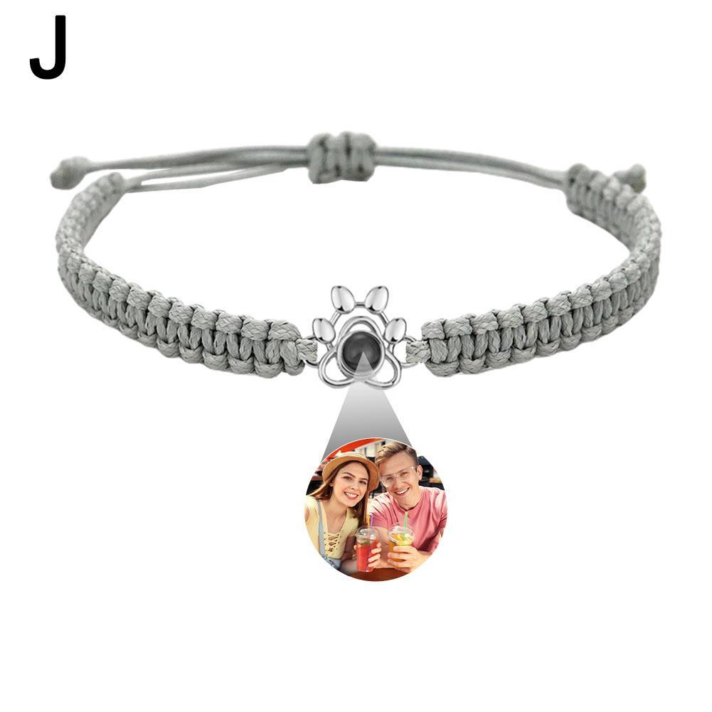 Personalized Projection Bracelets Knitted Durable Bracelet Sealed