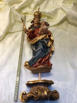 Maria Mutter Gottes Handgeschnitzte Figur
