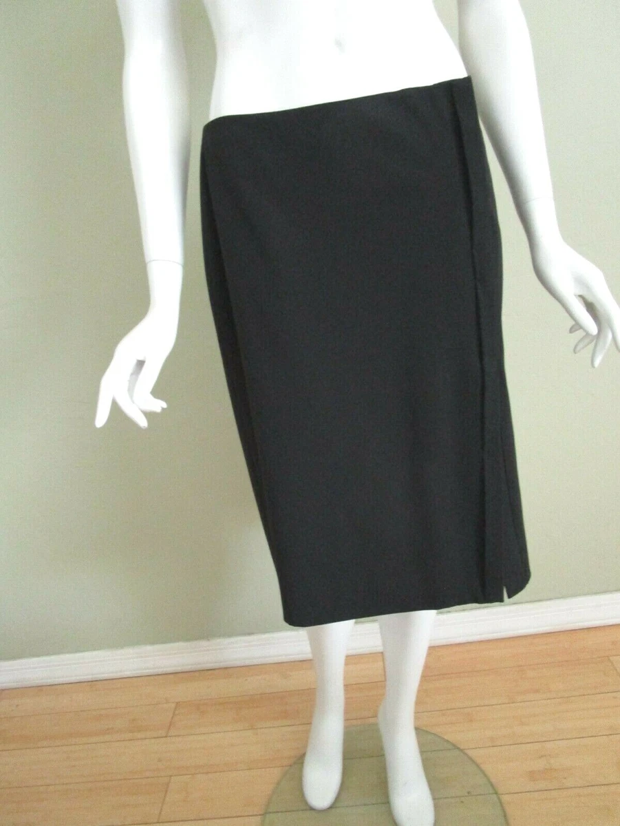 calvin klein black pencil skirt